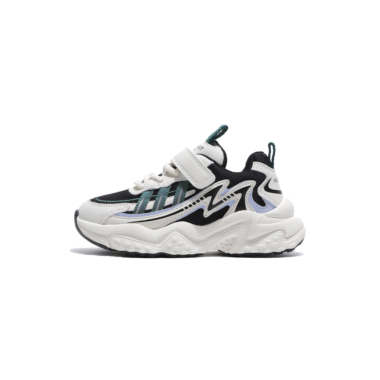 

Кроссовки Montague Kids Lifestyle Shoes Kids Low-top, черный/зеленый