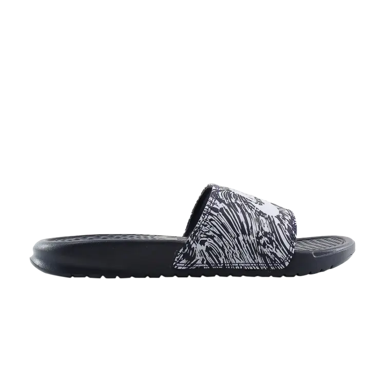 

Кроссовки Nike Benassi JDI Print 'Obsidian Pure Platinum', синий