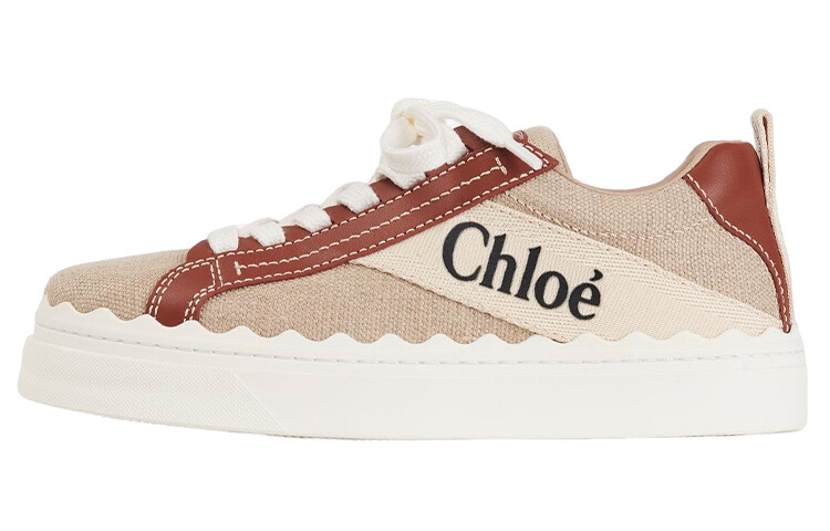Кроссовки Chloé Lauren с зубчатыми краями