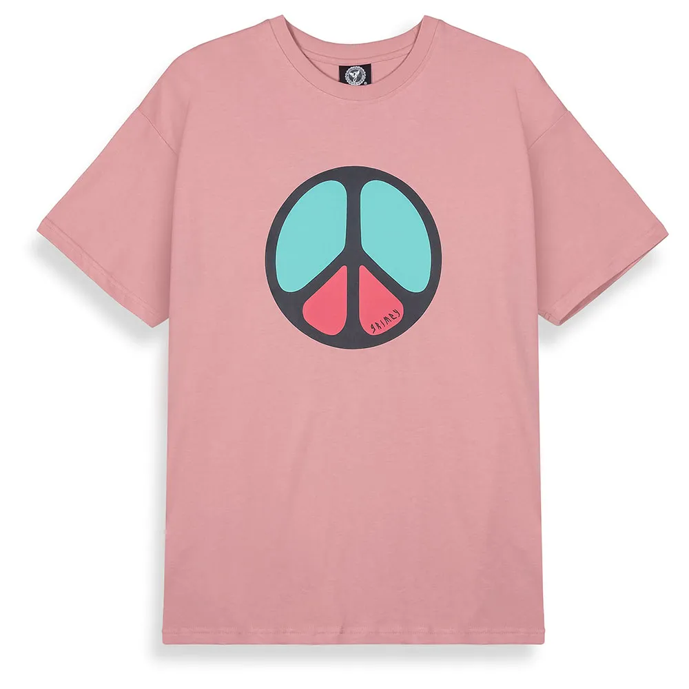 

Футболка с коротким рукавом Grimey Peace Within The No Justice, розовый