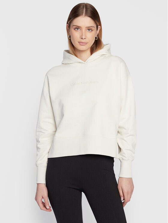 

Толстовка свободного кроя Calvin Klein, экрю