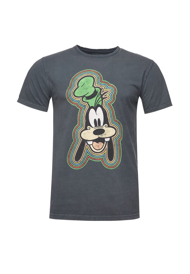 

Футболка Disney Goofy Outline в классическом дизайне Re:Covered, цвет charcoal