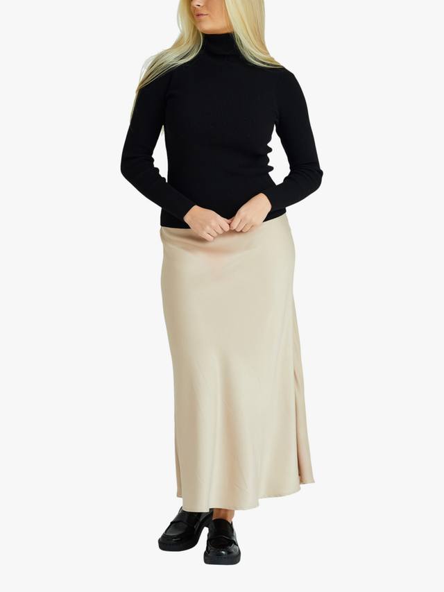 

Рибленый свитер с высоким воротником A-VIEW, Black