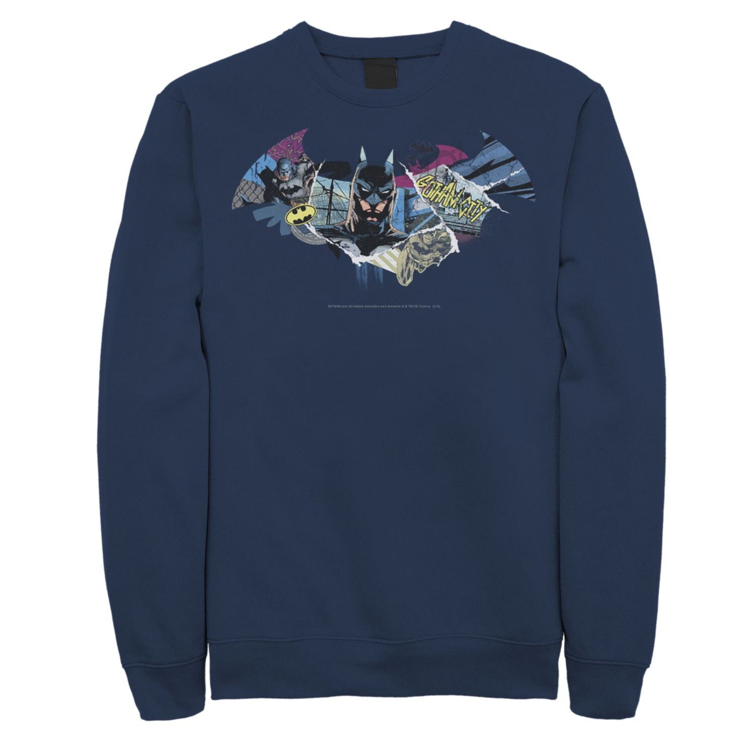 

Мужской свитшот с логотипом Batman Dark Comic DC Comics, синий