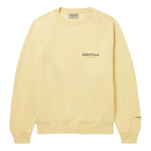 

Худи Fear of God Essentials SS22 Mr. Porter Logo-Print Cotton-Blend Jersey Sweatshirt Cream Garden Glov, бежевый
