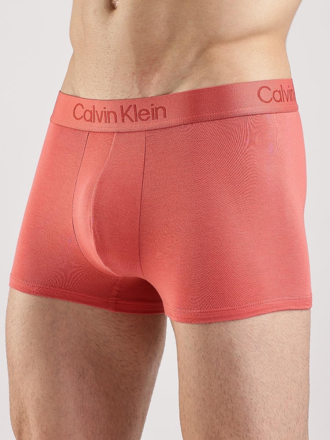 Calvin Klein мужские ультрамягкие современные модальные боксеры из трех пар, Saltwater, Grey Heather, Dark Fuchsia — фото 3
