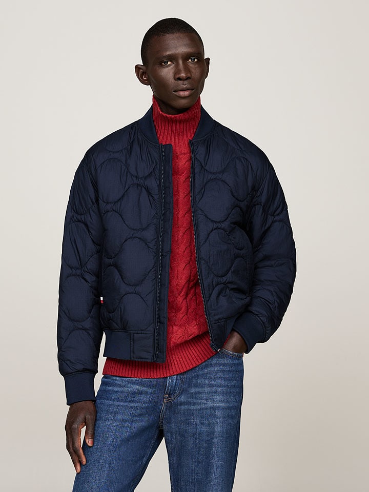 

Стеганая куртка Tommy Hilfiger, темно-синий