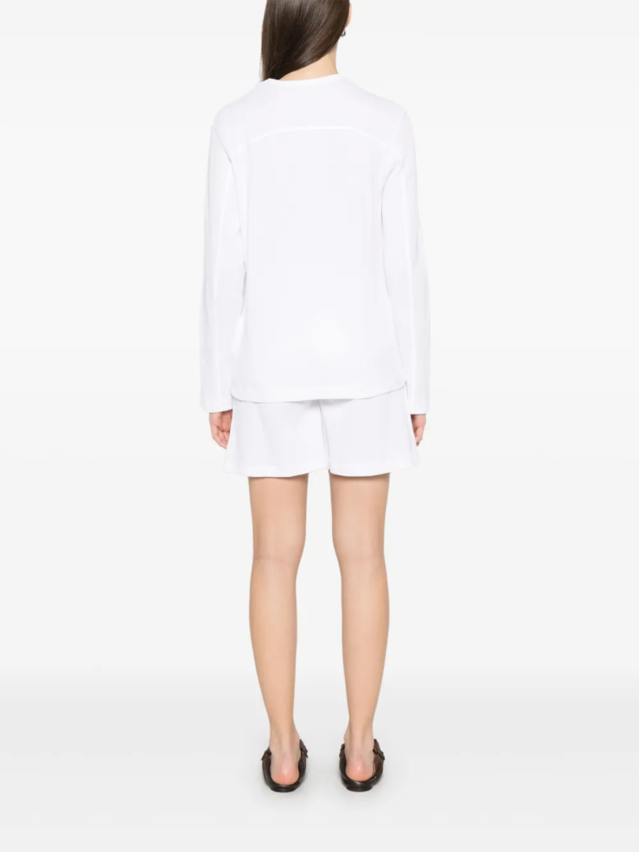 Jacquemus комплект Melao из топа и шортов, белый — фото 3