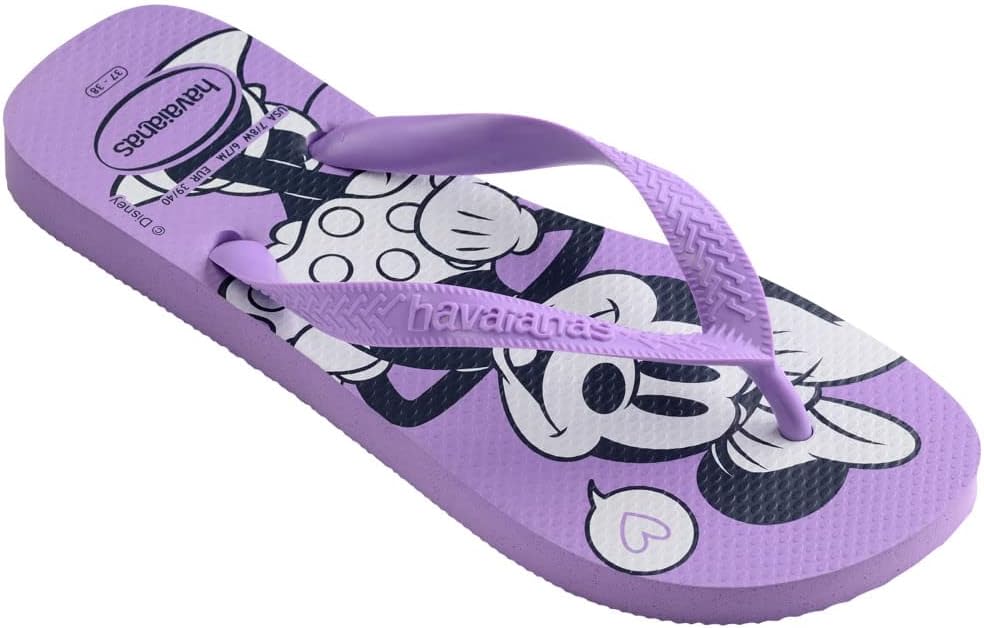 Вьетнамки Havaianas Top Disney, унисекс для взрослых, фиолетовый — фото 4