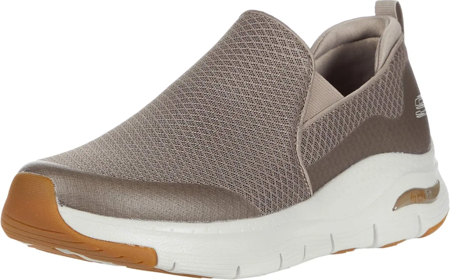Мужские кроссовки Skechers Arch Fit Banlin, Taupe Mesh Synthetic Trim