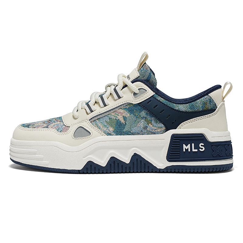 

Легкие низкие мужские кроссовки для скейтбординга Mulinsen, Beige Blue
