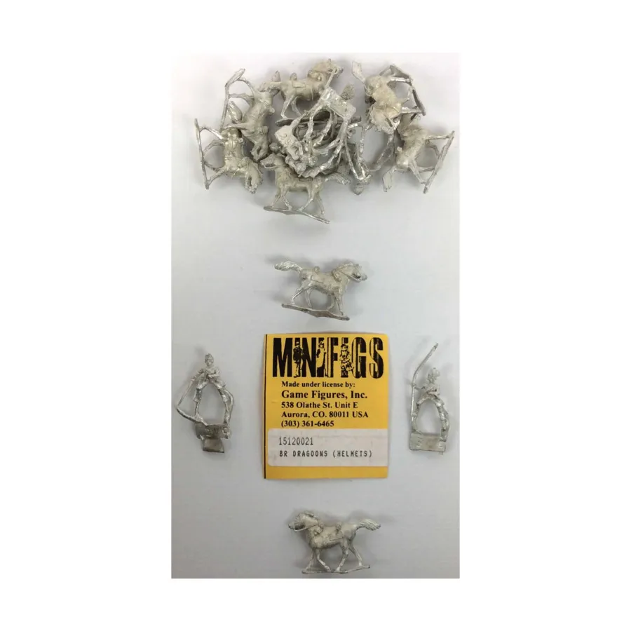 

Британские драгуны в шлемах, Napoleonic Miniatures - British (15mm) (Minifigs)