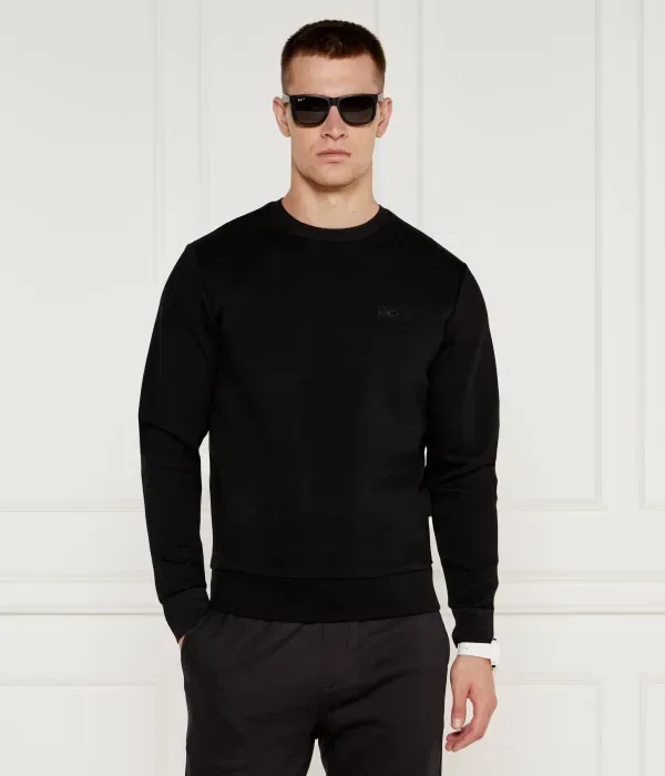 Толстовка Salbo Mirror regular fit Boss Green, черный — фото 3
