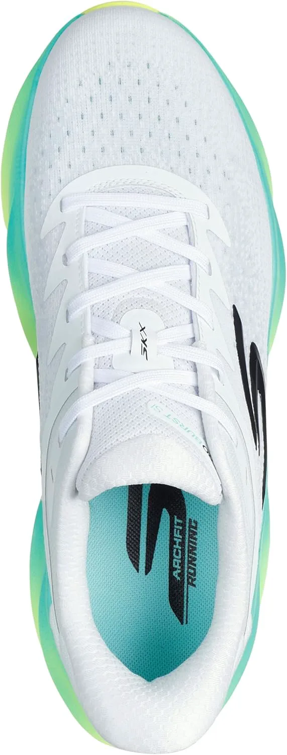 Мужские слипоны Skechers Aero Burst без шнурков, белый/мультиколор — фото 3