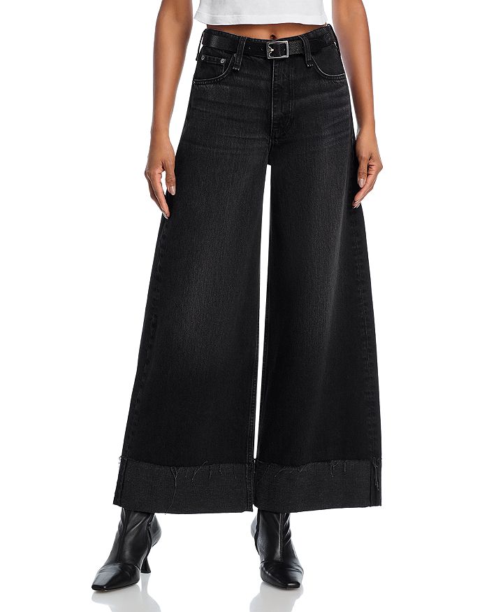 

Широкие джинсы Sofie High Rise в цвете Blair rag & bone, черный