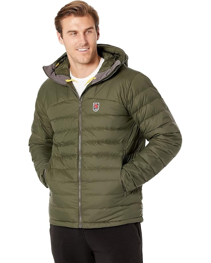 

Худи Fjällräven Expedition Pack Down Hoodie, цвет Deep Forest