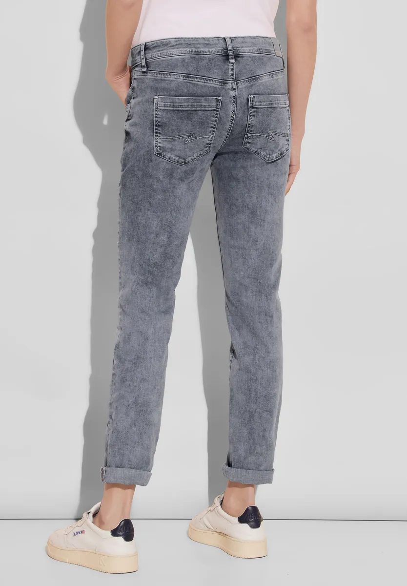 

Удобные джинсы STREET ONE с 5 карманами, цвет Heavy Grey Washed