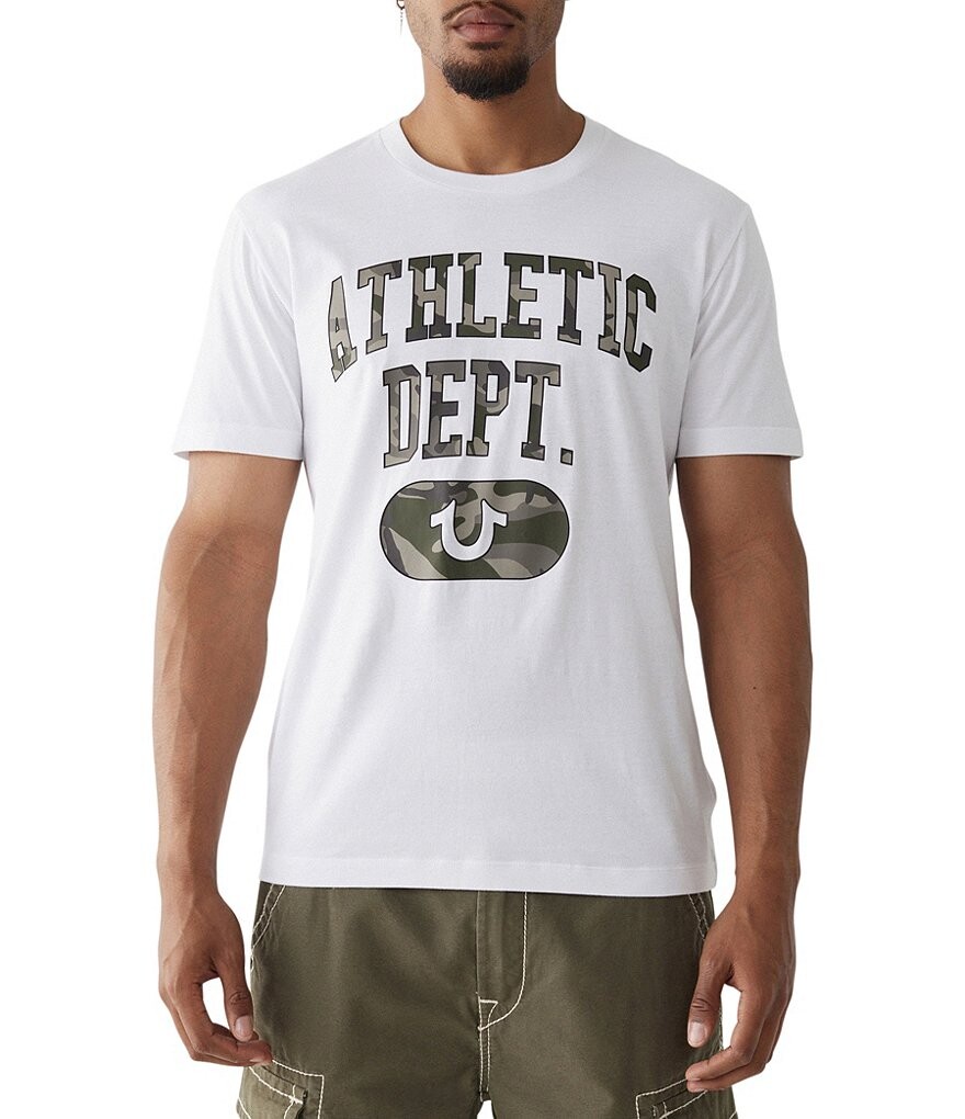 

Футболка с короткими рукавами True Religion Athletic Dept., белый