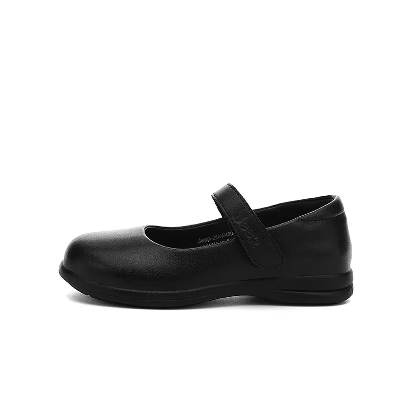 Детские кожаные туфли Pre school Jeep, черный patent leather — фото 3