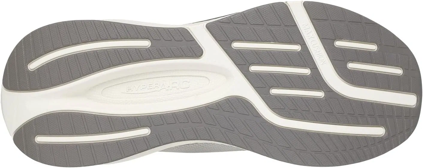 Мужские кроссовки Skechers Go Walk Max Cushioning Arch Fit Jaylen, Taupe Synthetic Textile Trim — фото 2