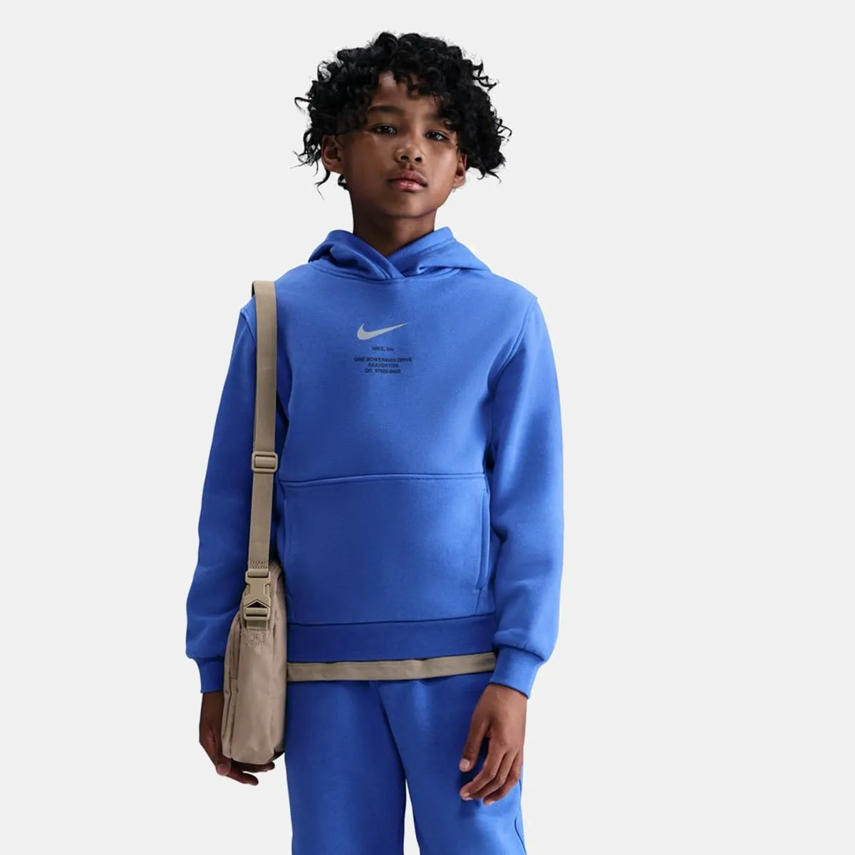 

Детская толстовка Sportswear Athl Po Hoodie Bb Nike, синий