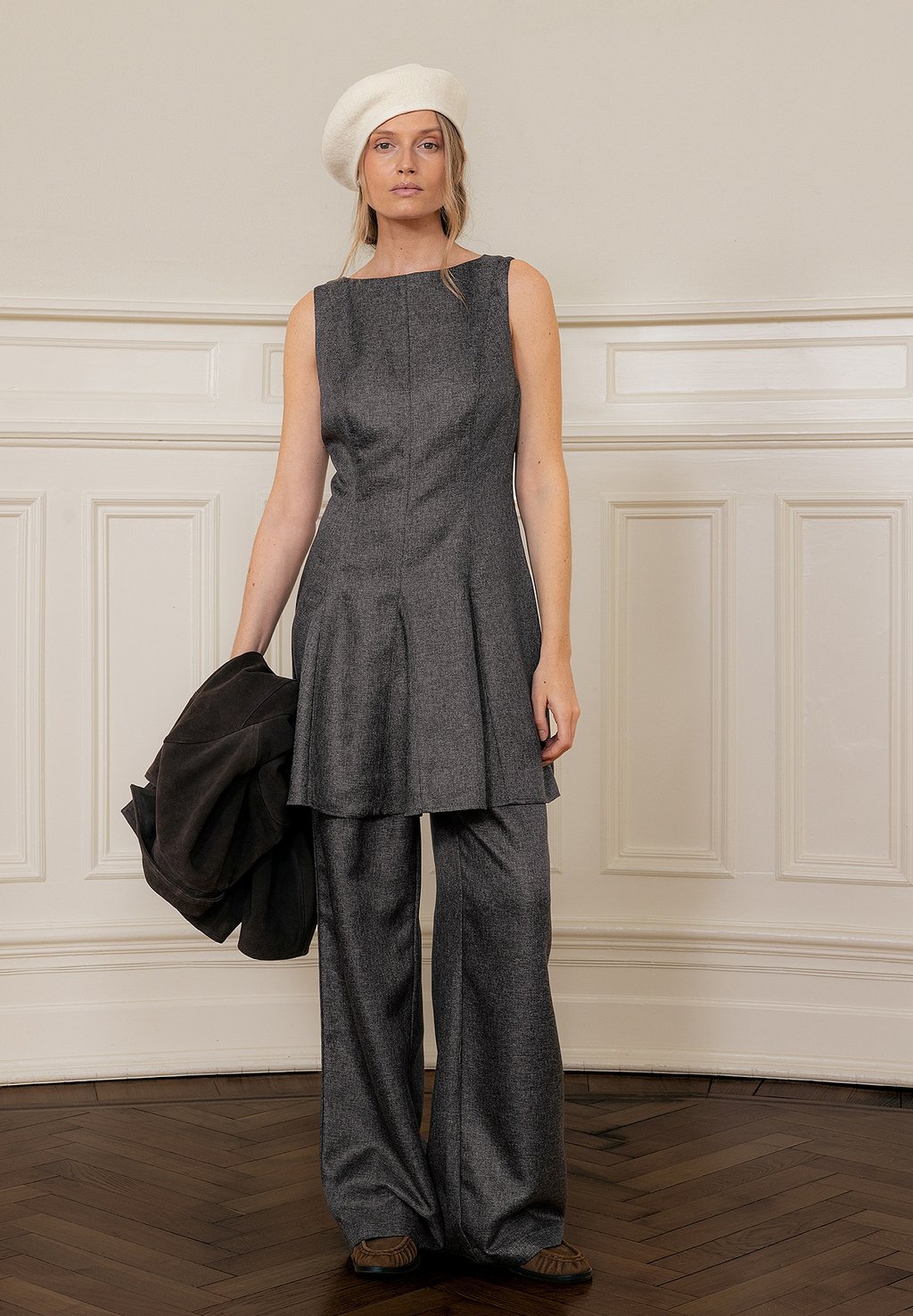 

Джинсы STRAIGHT MID WAIST NA-KD, серый