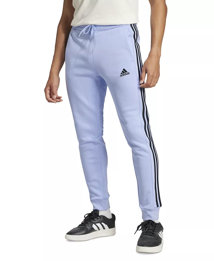 

Мужские базовые флисовые брюки Regular-Fit с тремя полосками adidas, синий