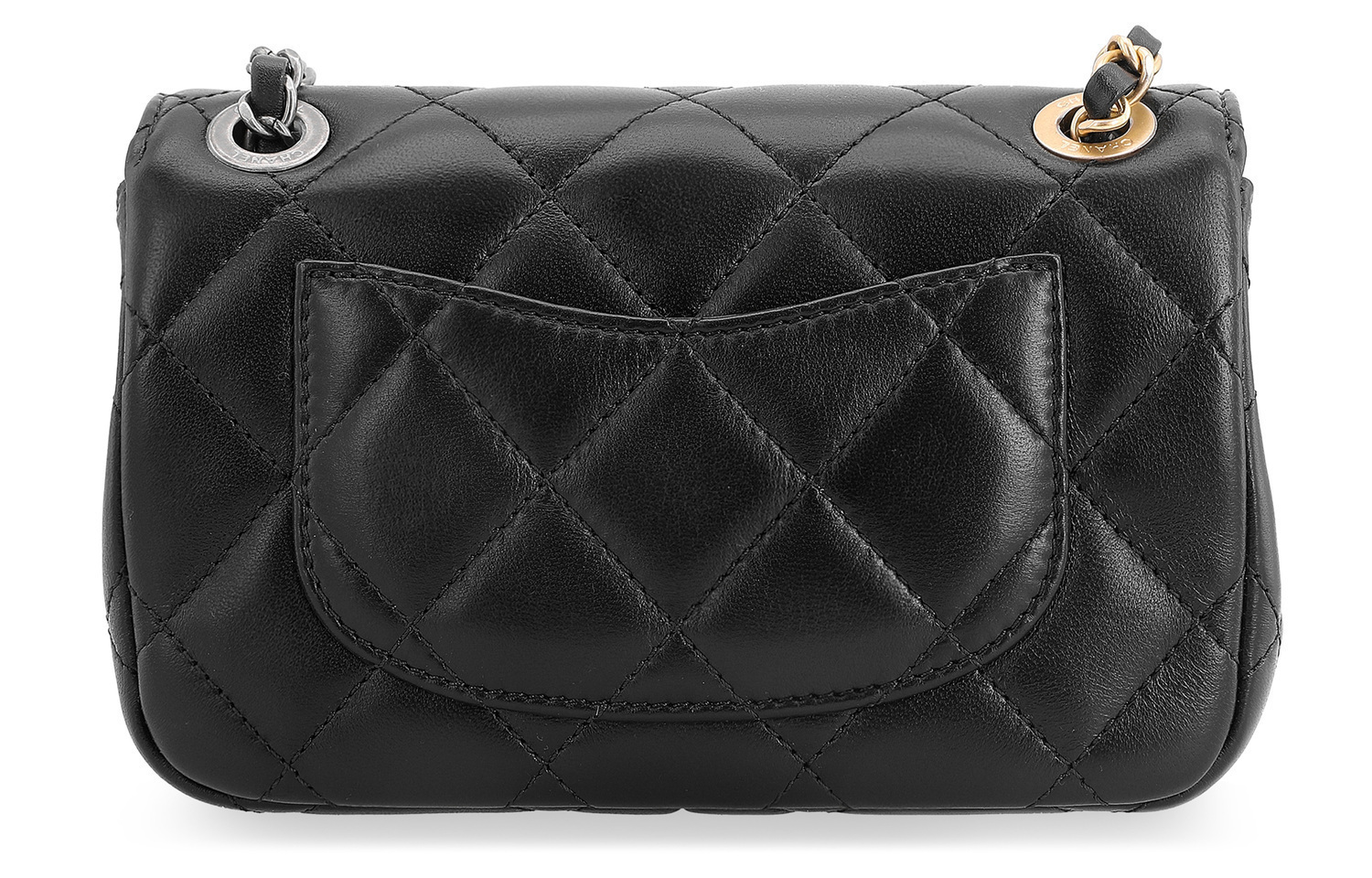 CHANEL Женская черная кожаная сумка через плечо с одним ремнем — фото 4