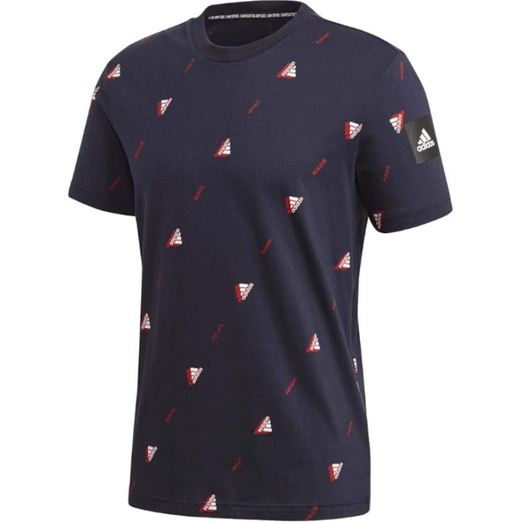 

Футболка MHE AOP мужская морская синяя Adidas