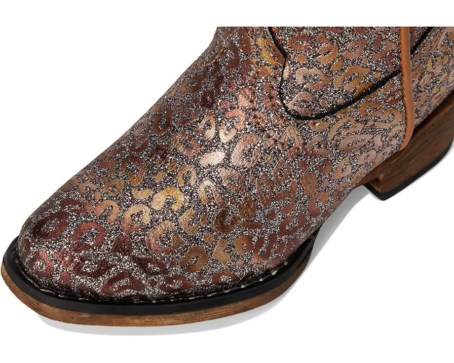 Ботинки Roper Kids Riley Leopard (Toddler), Tan — фото 2