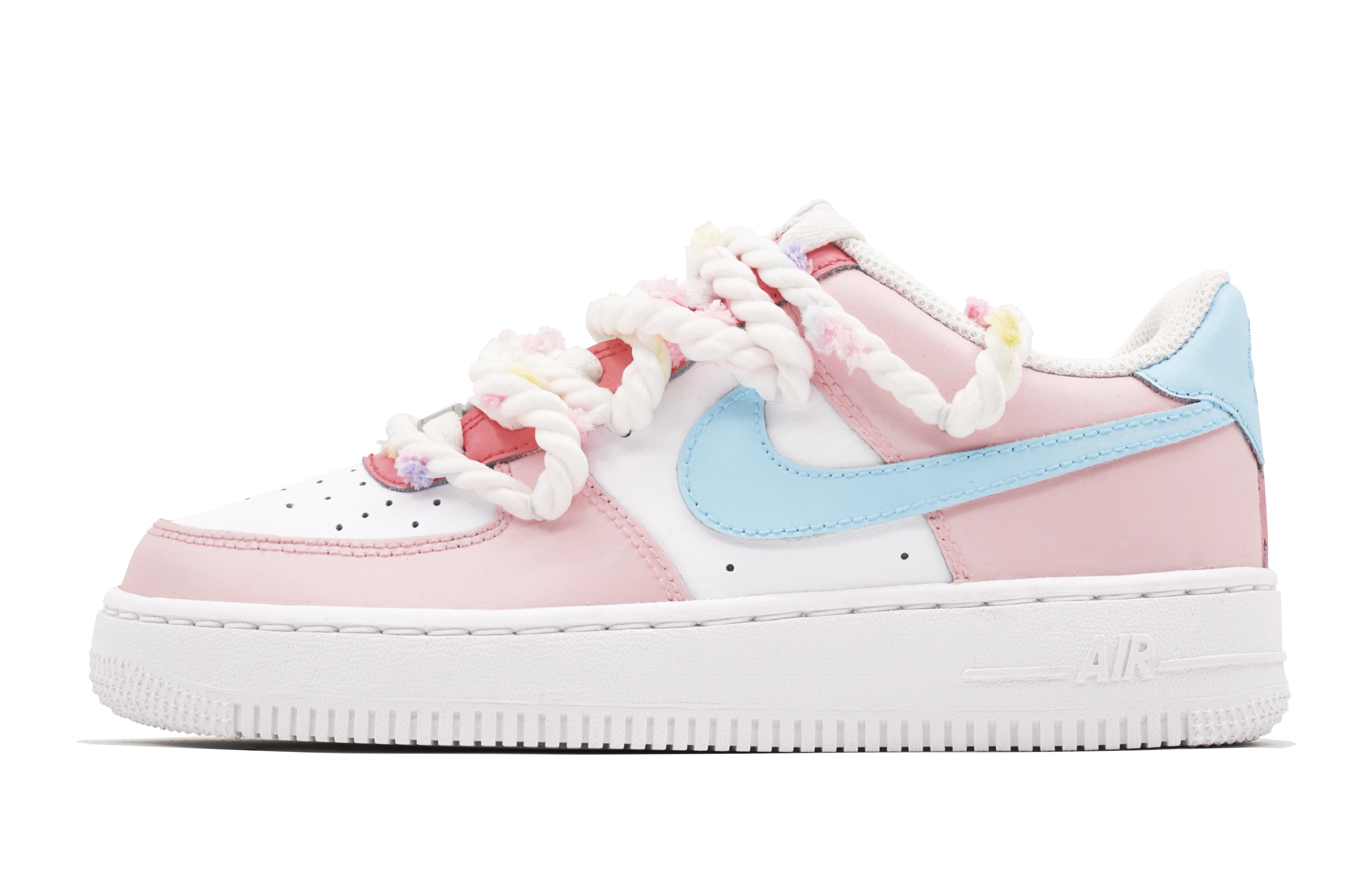

Детские кроссовки для скейтбординга Air Force 1 для начальной школы Nike, розовый