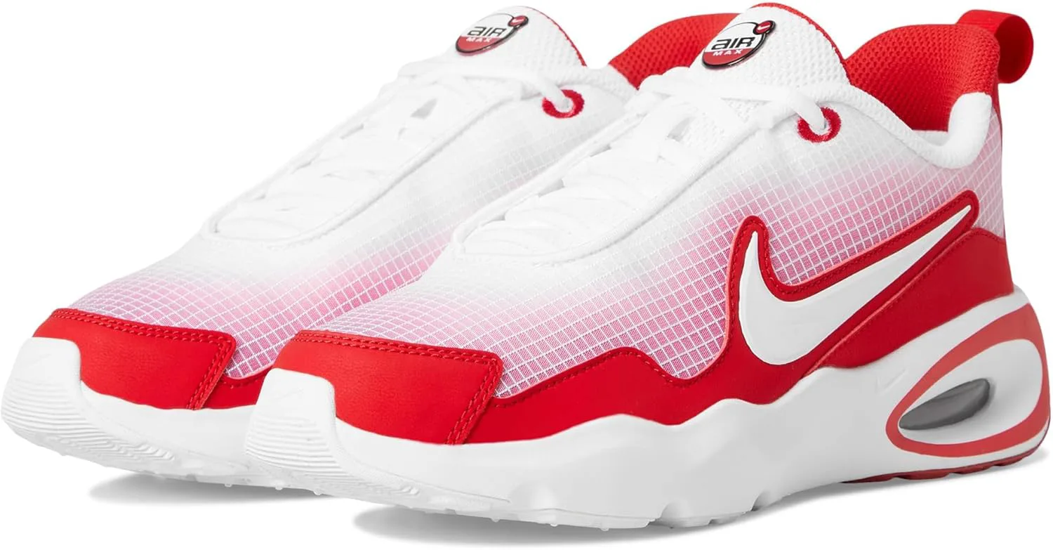 Кроссовки Nike Unisex Air Max Nova для детей - мальчиков, девочек, малышей и грудничков, красно-белый