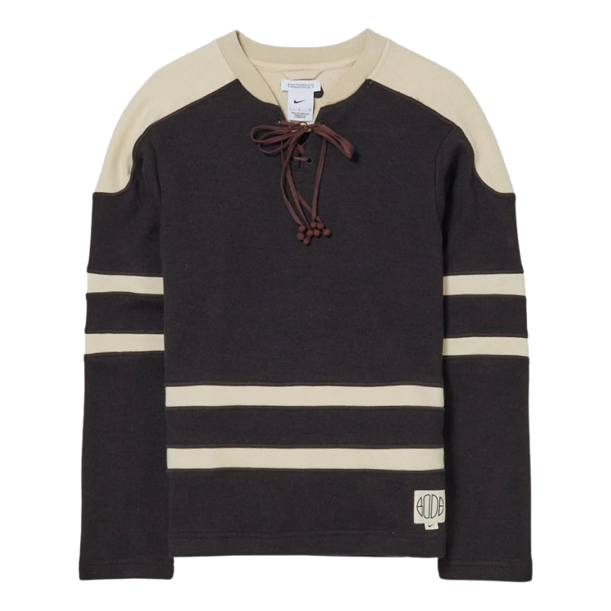 

Свитер Nike x Bode Astro Grabber Lacing Knit Sweater Asia Sizing 'Shaded Brown Natural Linen White', коричневый