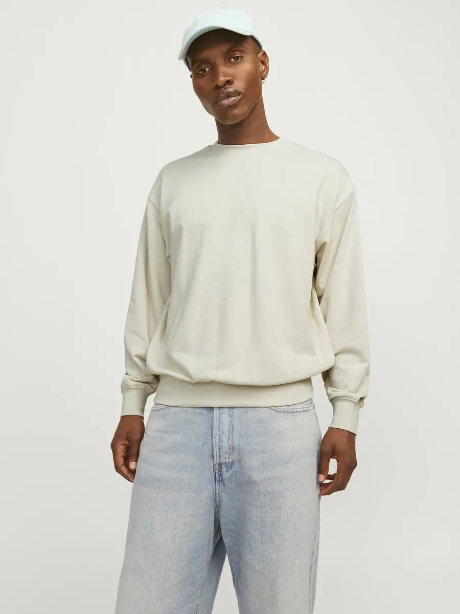 

Толстовка Jack & Jones "JJECHARGE SWEAT CREW NECK NOOS", цвет Moonbeam
