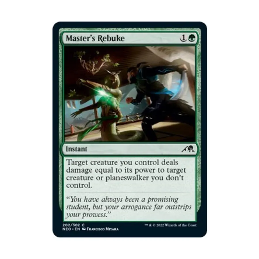 

CCG Упрек Мастера (С), MTG - Kamigawa : Neon Dynasty