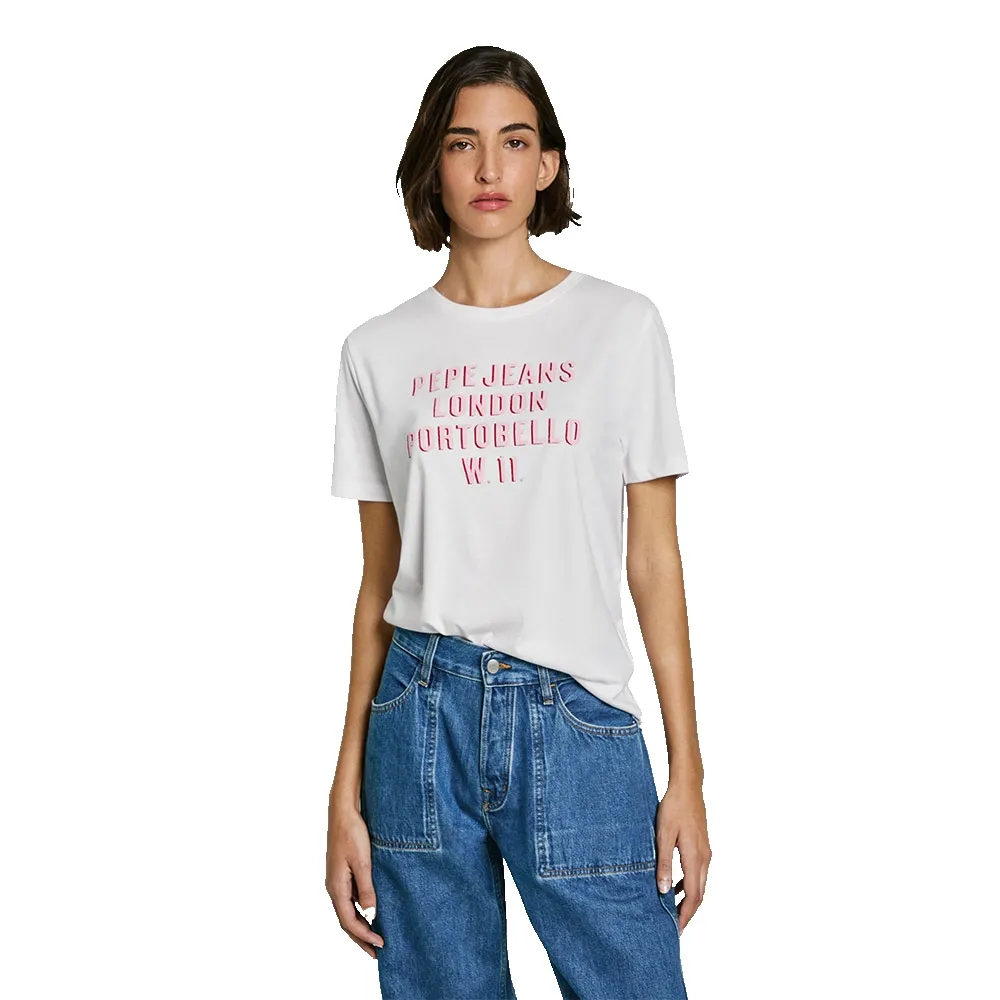 

Футболка с коротким рукавом Pepe Jeans Ruby, белый