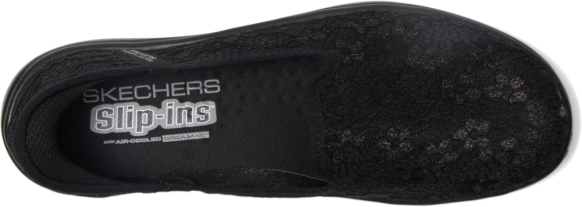Балетки SKECHERS Performance On-the-go Flex Radiant Hands Free Slip-ins - Blossoms, черный — фото 2