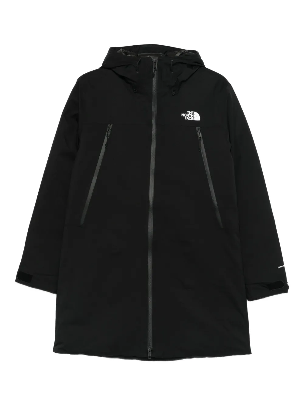 

Пальто с капюшоном на молнии The North Face, черный
