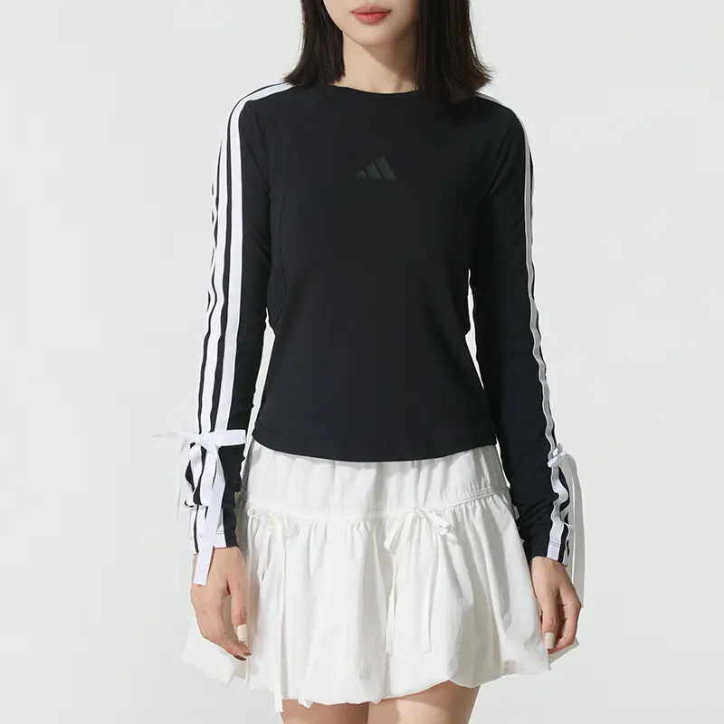 Adidas Футболка женская черная — фото 4