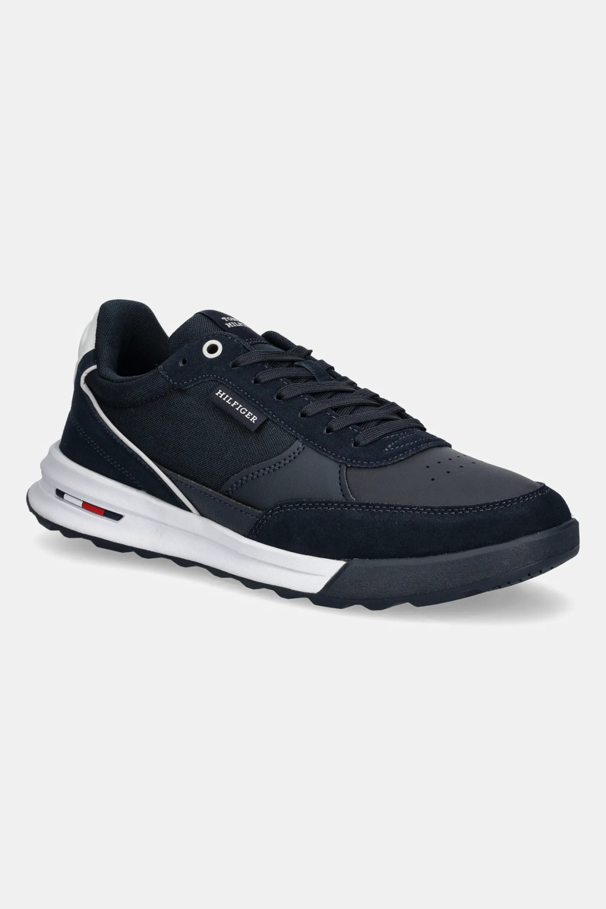

Кожаные кроссовки RETRO RUNNER MIX RWB Tommy Hilfiger, темно-синий