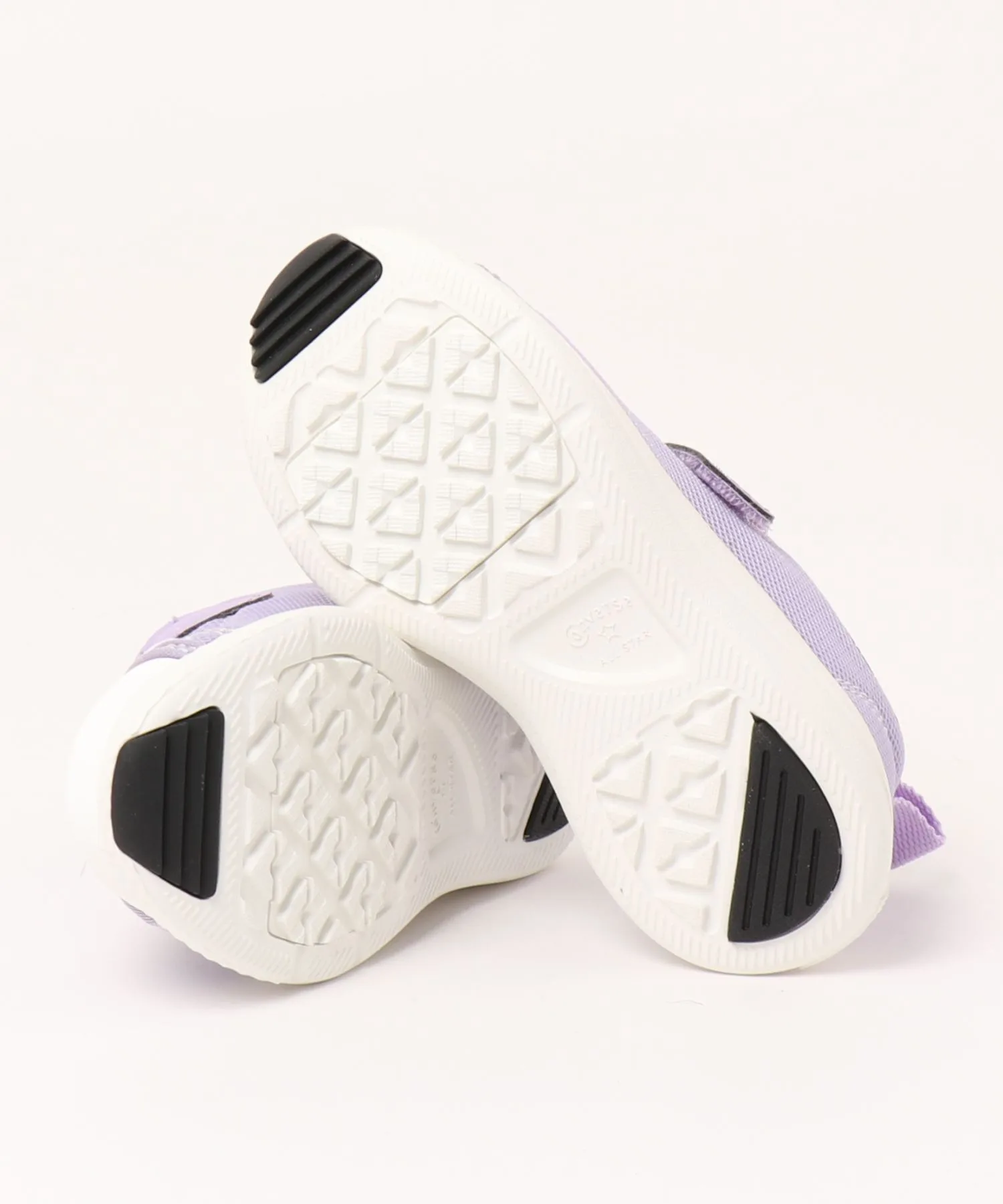 Детские кроссовки с липучкой CONVERSE CHILD ALLSTAR LIGHT ACTIVE V-1 OX сиреневые — фото 3