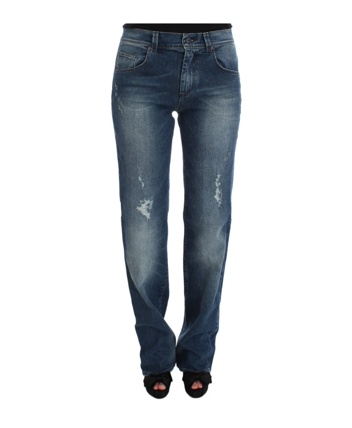 

Джинсы узкого кроя Washwood Blend Ermanno Scervino, синий