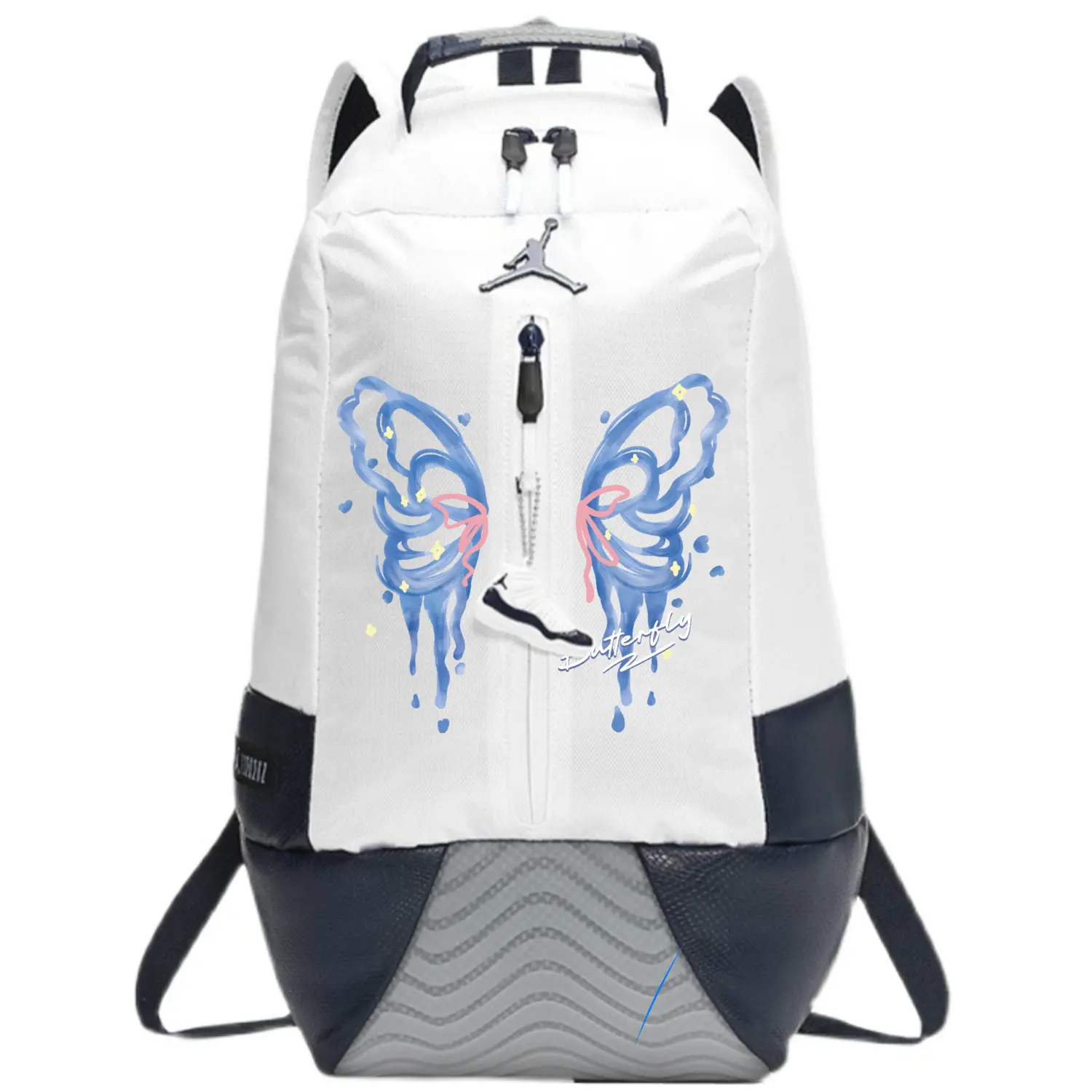 

Jordan Ретро рюкзак 11 из полиэстера унисекс белый, Butterfly