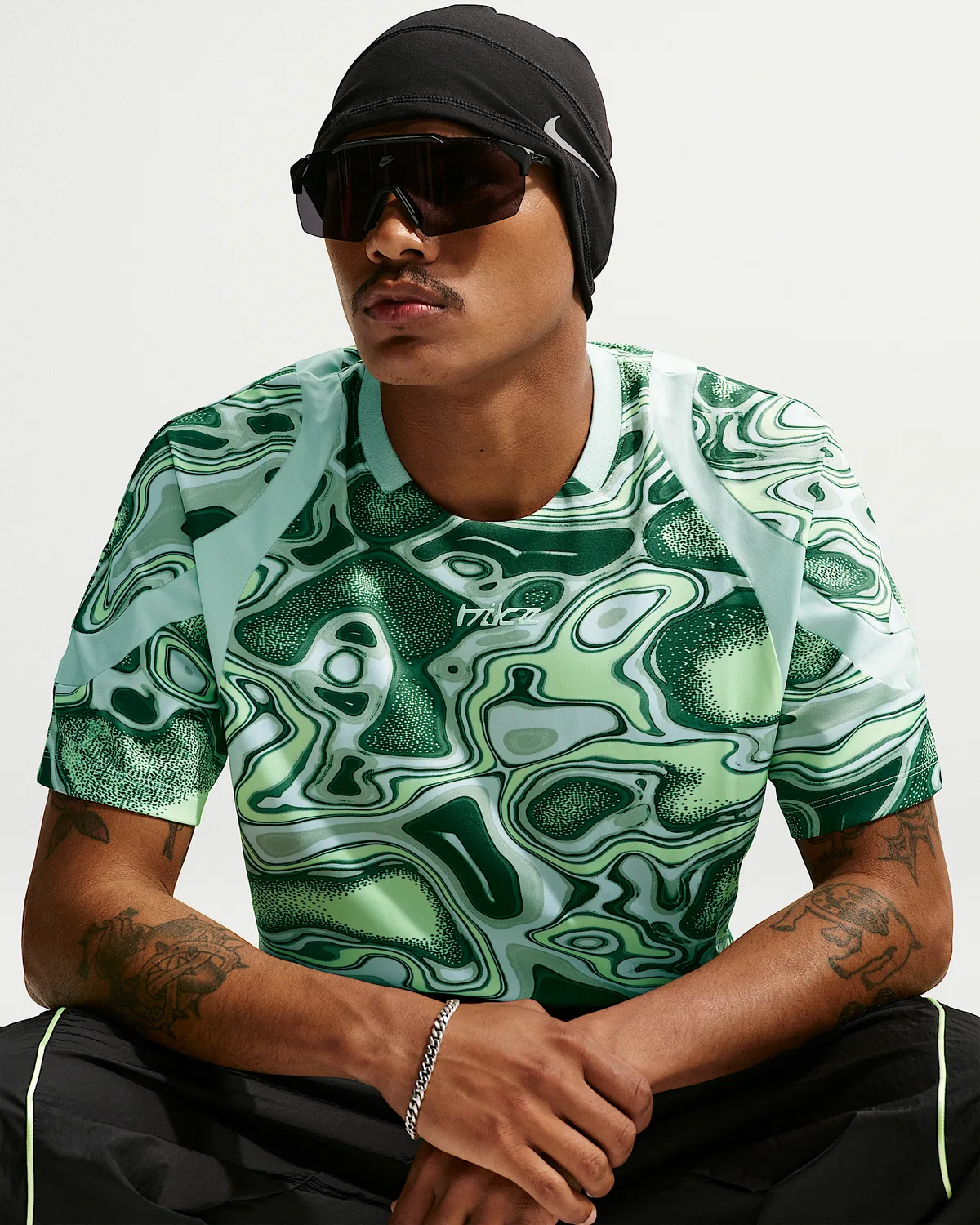 Мужская футболка с коротким рукавом Nike Project F.R.O.G. Liquify, Barely Green/Barely Green/Barely Green — фото 3