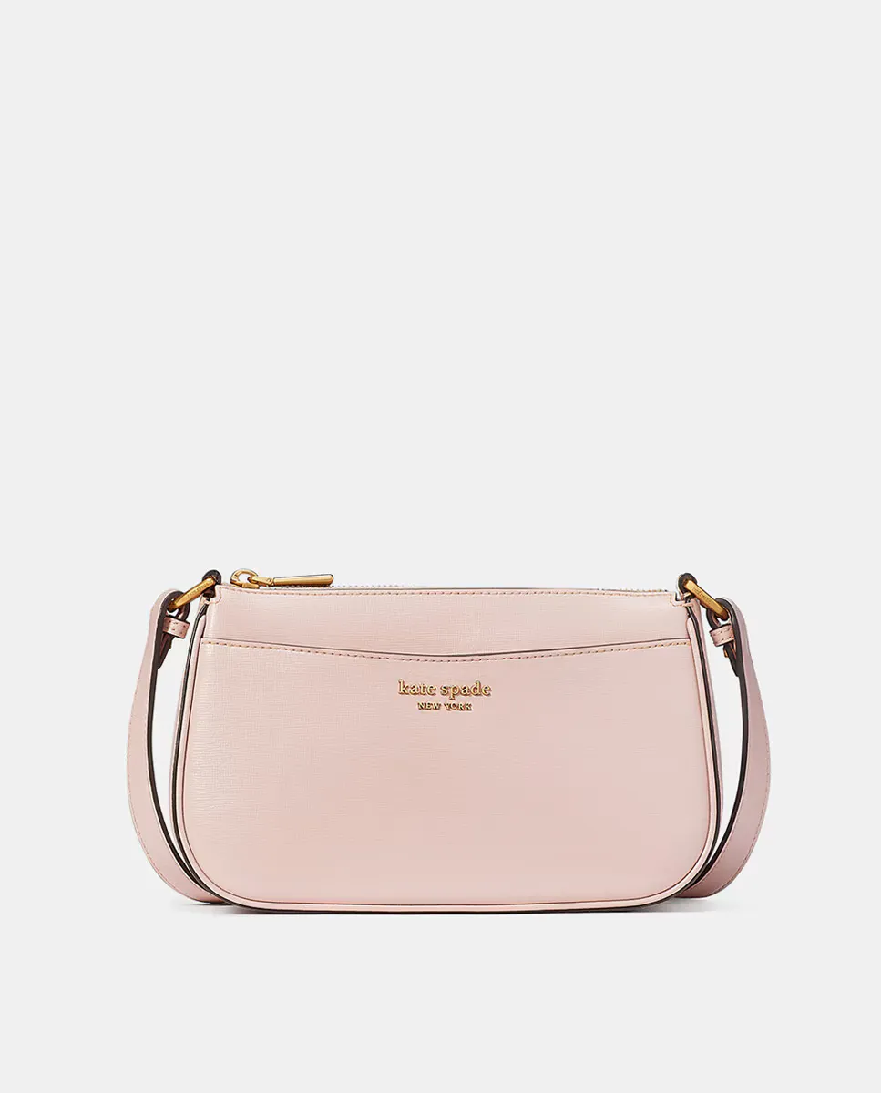 

Маленькая сумка через плечо Bleecker Line на молнии Kate Spade, розовый