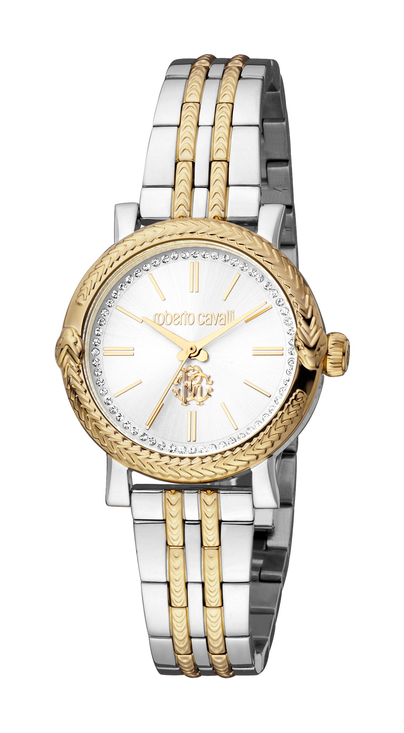 

Часы женские Roberto Cavalli, цвет two tone silver & gold