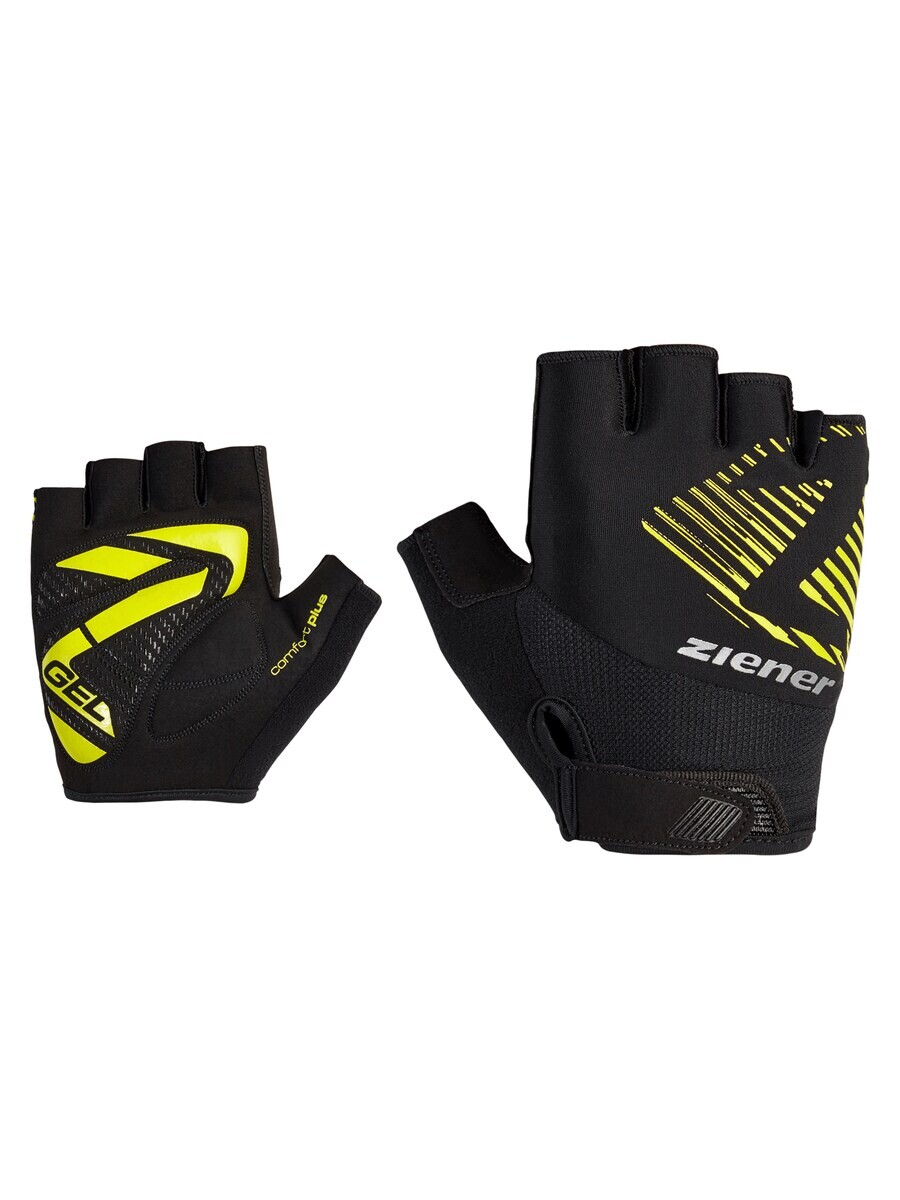 

Спортивные перчатки Ziener CURDT, цвет Yellow/Black