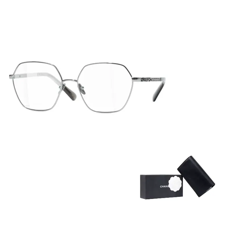 

Металлическая квадратная оправа для очков унисекс CHANEL