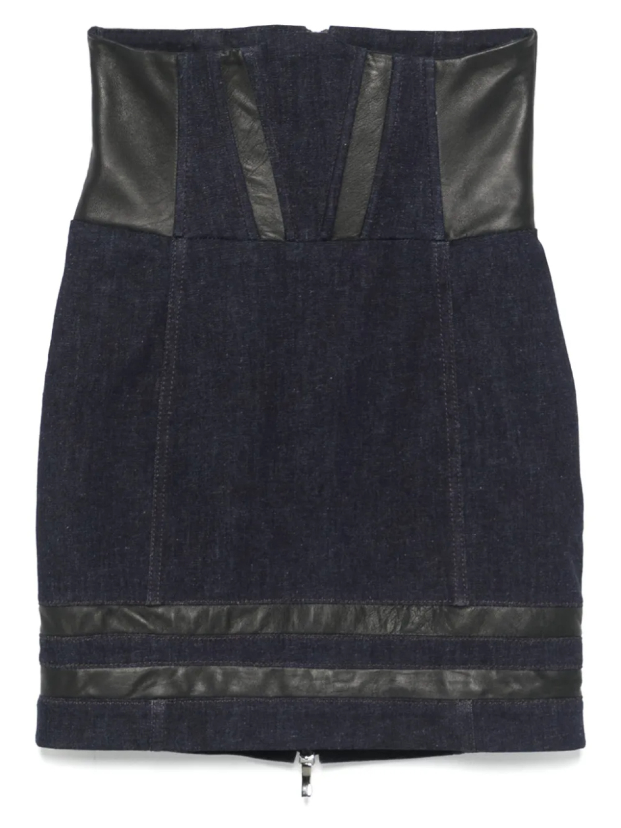 

Юбка мини с завышенной талией MITILIANE COUTURE, синий