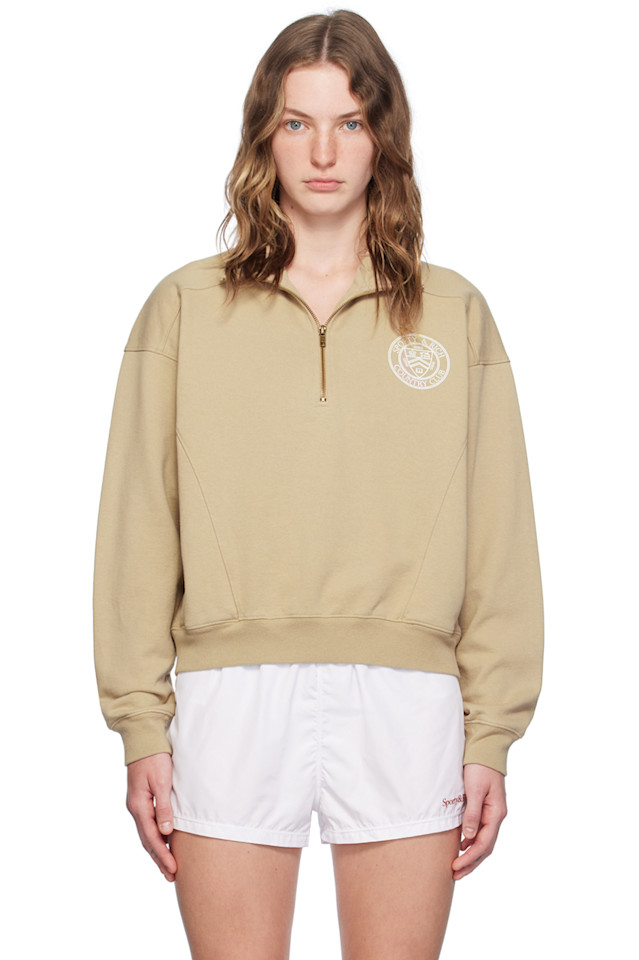 

Свитшот Paris country club Sporty & Rich, цвет elephant